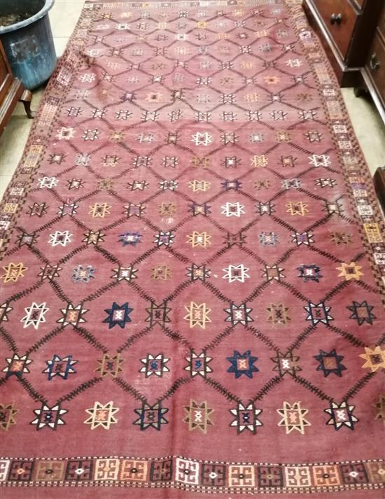 A Turkish Kelim rug 330 x 170cm